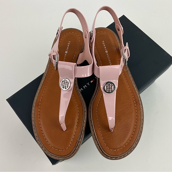 Tommy Hilfiger Light Pink Bennia Sandal NIB - Picture 8 of 9